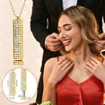 thumbnail image 5 of Delicado Collar con Colgante de Estrella de Circonita para Mujer | Cadena de Cobre Ajustable de 50 Cm | Elegante Joya para Regalo de Cumpleaños | Romántico Mensaje de "Te Amo" para Ella, 5 of 5
