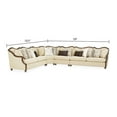 thumbnail image 3 of Michael Amini Chamberi Sectional Sofa - Toast/Warm Cognac, 3 of 14