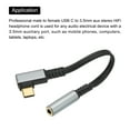 thumbnail image 4 of USB Type C to 3.5mm Female Headphone Jack Adapter USB C to Aux Audio HiFi Digital Converter Cable Cord 5.5", Grey, 4 of 4