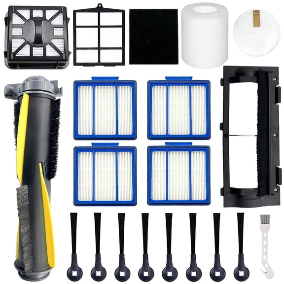 Upgraded Side Brushes Replacement for Shark IQ R101AE RV1001AE AV912S AV911S AV1010AE RV1000 AV970 AV993 AV1002AE Shark AI AV2501S AV2501AE RV2610WD RV2610WA RV2502AE RV2520AOUS Robot Vacuum Cleaner