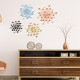 thumbnail image 6 of Metal Wall Sculptures Mid Century Starburst Sunburst Set of 4 Home Decor, 6 of 6