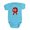 Turquoise, variant on CafePress - A Product Of Michigan Body Suit - Cute Infant Bodysuit Baby Romper - Size Newborn - 24 Months