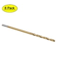 thumbnail image 1 of Uxcell Broca de Torsión de Vástago Recto de Acero de Alta Velocidad Totalmente Rectificado Recubierto de Titanio para Perforar Agujeros 1.6mm x 23mm x 48mm, 1 of 6