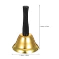 thumbnail image 2 of OUNONA 2 Pcs Handbell with Golden Iron for Attention Kids Musical Instruments School Use, 2 of 7