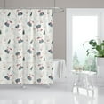 thumbnail image 1 of Snowboard Santa PEVA Shower Curtain, 1 of 1