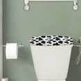 thumbnail image 2 of ZIATUBLE Cow Print Toilet Tank Lid Covers Reusable Toilet Tank Dust Cover Standard Toilet Tank Lids Set of 2 Easy to Clean Toilet Cover Lid Protective Cover Universal Toilet Tank Replacement, 2 of 5
