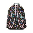 thumbnail image 3 of Geometric Shapes Texture Backpack Gift Choice - Modern Laptop Bag for College, School, Work Commute, Durable Bookbag with Padded Sleeve for Everyday Essential, 3 of 6