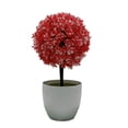 thumbnail image 1 of Planta artificial Bearachild decoración interior color rojo brillante, 1 of 6