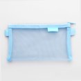 thumbnail image 1 of Multifunctional Mesh Pen Bag Zipper Mesh Bags Clear Pencil Case Organizer Cosmetics Makeup Bag, 1 of 2