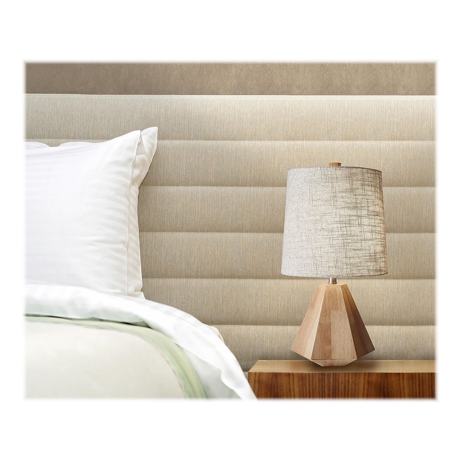 Adesso Grayson Table Lamp, Natural Birch Wood