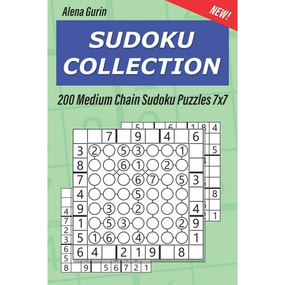 Sudoku Collection: 200 Medium Chain Sudoku Puzzles 7x7