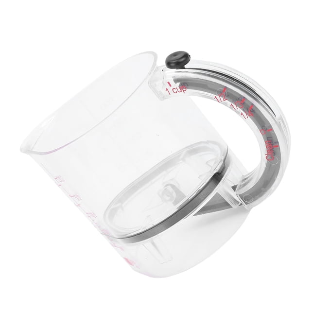 Taza Medidora Ajustable 4 En 1, Apta Para Lavavajillas, Taza Medidora Multifuncional De Doble Escala Para Cocina, Hornear Y Cocinar