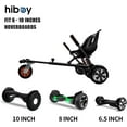 thumbnail image 5 of Hiboy Hc02 Hoverboard Seat Attachment With Rear Suspension Go Kart Accessory For 65" 8" 10" Two Wheel Self Balancing Scooter, 5 of 7