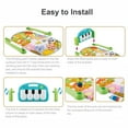 thumbnail image 7 of Playmat Kick and Play Piano Gym with Hanging Mirror Musical Activity Center Tummy Time Play Mat for Toddlers, 7 of 7