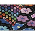 thumbnail image 4 of Ambesonne Flower Quilted Bedspread Set 3 Pcs, Colorful Daisy Blooms, Queen Size, Multicolor, 4 of 5