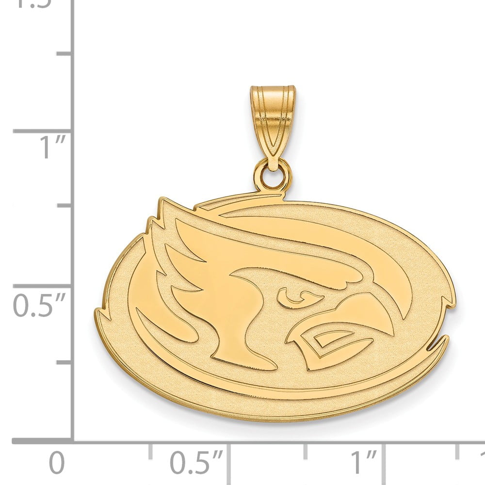 Collegiate Iowa State University Sterling Silver LogoArt Iowa State University Large Pendant