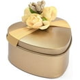 thumbnail image 2 of Juego de 2 cajas de almacenamiento de hojalata para joyas, organizador de bisutería con tapa, pequeño contenedor de cuentas., 2 of 4