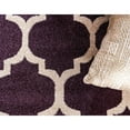 thumbnail image 3 of Unique Loom Philadelphia Trellis Rug Purple/Ivory 8' x 11' Rectangle Geometric Contemporary Perfect For Living Room Bed Room Dining Room Office, 3 of 7