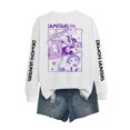 thumbnail image 4 of Moonsky Sudadera pop Demon Hun/er, sudadera Huntrix con cuello redondo, jersey de manga larga para mujer y hombre, ropa de calle, moda urbana (Blanco 2XL), 4 of 5