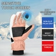 thumbnail image 6 of SDNall Women's Ski Gloves Thermal Lined, Waterproof Windproof Snow Gloves with Grip for Skiing Riding & Outdoor Sports, 6 of 8
