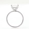 thumbnail image 4 of Blue Jewel 2.3 Ct Lab Diamond Radiant Cut Wedding Rings - 14K White Gold Plated Rings - Modern Radiant Diamond Rings for Women's - Wedding Proposal Rings for Girlfriend - Proposal Delicate Rings, 4 of 8