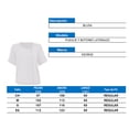thumbnail image 4 of Blusa George para Dama, Manga Corta Pliegue y Botones Laterales Hueso T M, 4 of 4