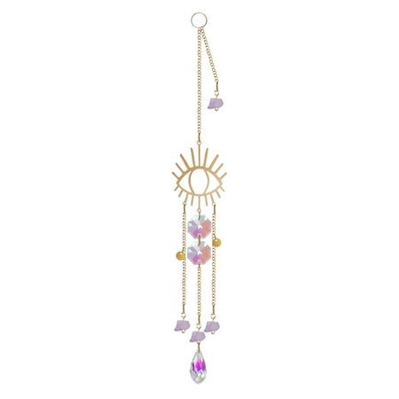 

Ksruee Crystal Suncatcher | Rainbow Maker Hangings Prism Ornament | Sun Catcher Pendant Home Garden Car Decoration Sun Catchers Gift Indoor Window