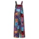 thumbnail image 3 of Mono de verano Tsseiatte para mujer, mono holgado con estampado floral, bolsillos dobles, bohemio, pernera ancha, tallas S-5XL, 3 of 6