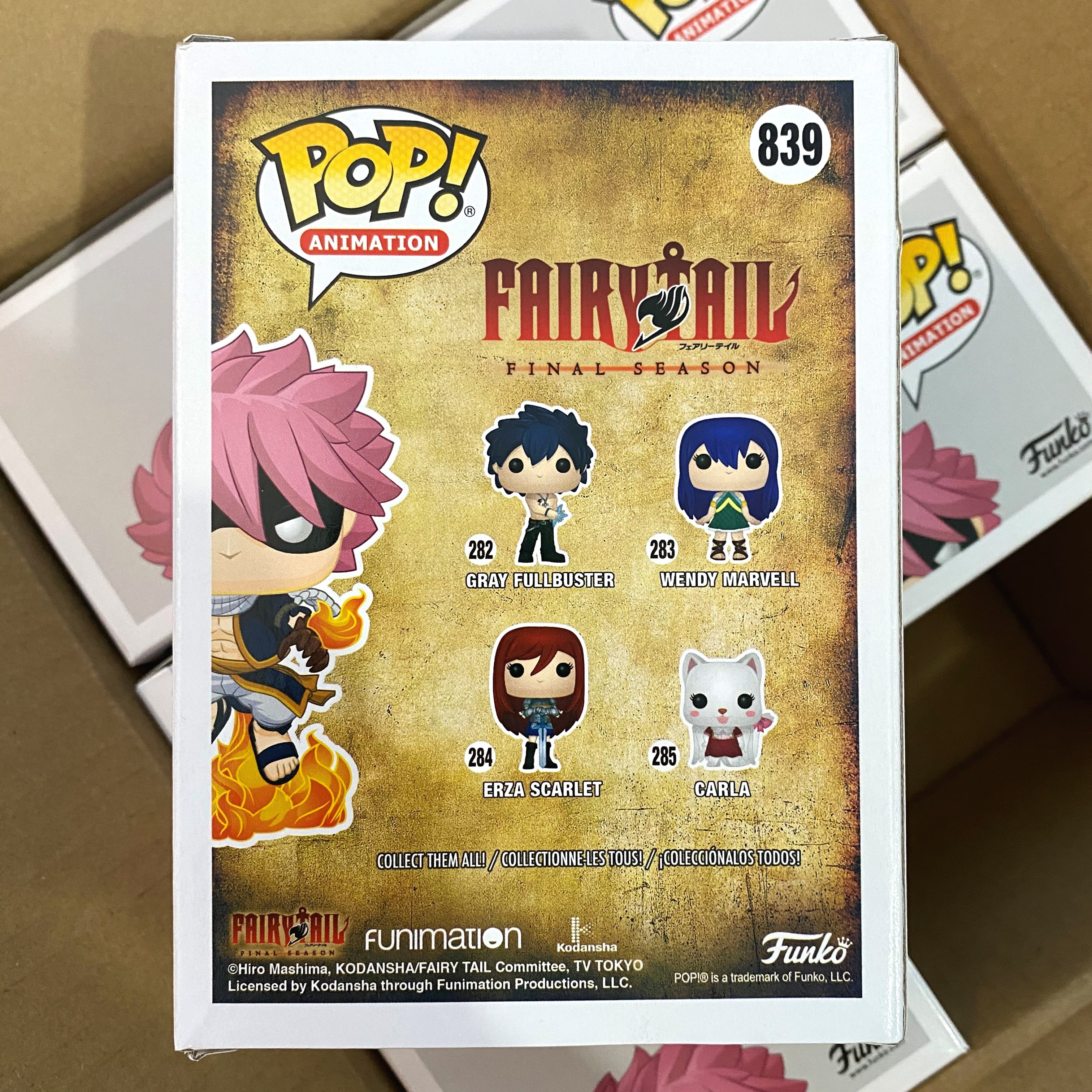 Funko Fairy Tail Natsu END 839 Pop Figure AAA Anime Exclusive 