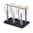 thumbnail image 2 of Soporte,escurridor De Platos,6 Soportes, Portavasos De Metal Con Bandeja Y Secador Para Botellas Y Tazas, 2 of 5