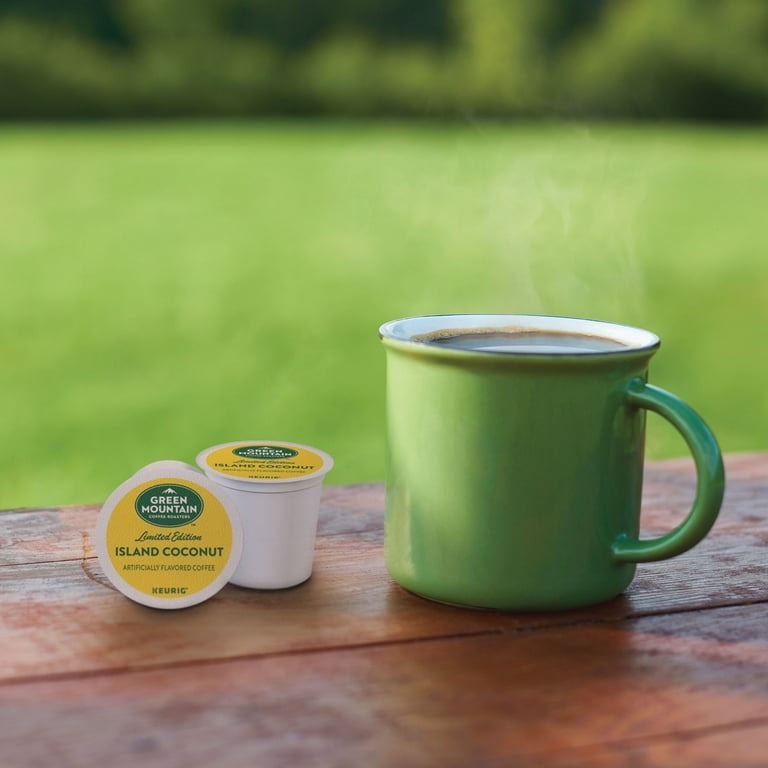 Green Mountain Coffee Roasters Island Coconut Light Roast K Cup Coffee Pods 24 Count