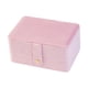 thumbnail image 5 of Caja de almacenamiento de joyas Estuche de almacenamiento de joyas Compartimentos ajustables multifuncionales Rosa, 5 of 9