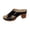 Black, variant on Clearence Women’s Open-Toe High Heel Slide Sandals Summer Rocking Bottom Design with One-Point Strap Arch Support Thick Lightweight Sole Comfortable Casual Footwear