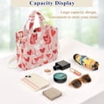 thumbnail image 5 of FORMRS Womens Corduroy Tote Bag Crossbody Shoulder Handbag with Pocket, Bunnies and Hearts, 5 of 7
