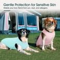 thumbnail image 4 of IDOMIK 2 Pack Dog Shirts UPF 50+ UV Sun Protection, Breathable and Lightweight Summer Clothes for Large Dogs, 2XL, 4 of 7
