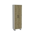 thumbnail image 6 of Wooden Cabinets, Multistorage Manacor, Five Shelves, Macadamia and White Finish, Multicolor Living Room Cabinets,Particle Board Cabinets With Doors, Furniture Primary Living Space Cabinets, 6 of 7