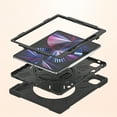 thumbnail image 6 of KIQ iPad Pro 12.9 Case, Heavy Duty Shield Case Shoulder Strap for Apple iPad Pro 12.9 5th Gen [Shield Black], 6 of 9
