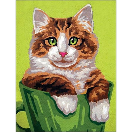 Cat Needlepoint - Needleart World Needlepoint Kit 8