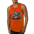 thumbnail image 1 of Ford Mustang Untamed Spirit Cars and Trucks Mens Graphic Tank Top, Orange, 3X-Large, 1 of 5