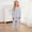 Grey, variant on Laipiong Girls 2 Piece Pajama Sets Cute Printed Long Sleeve Crewneck Tops and Elastic Waist Pants Outfits Comfortable Loose Sleepwear Outfits