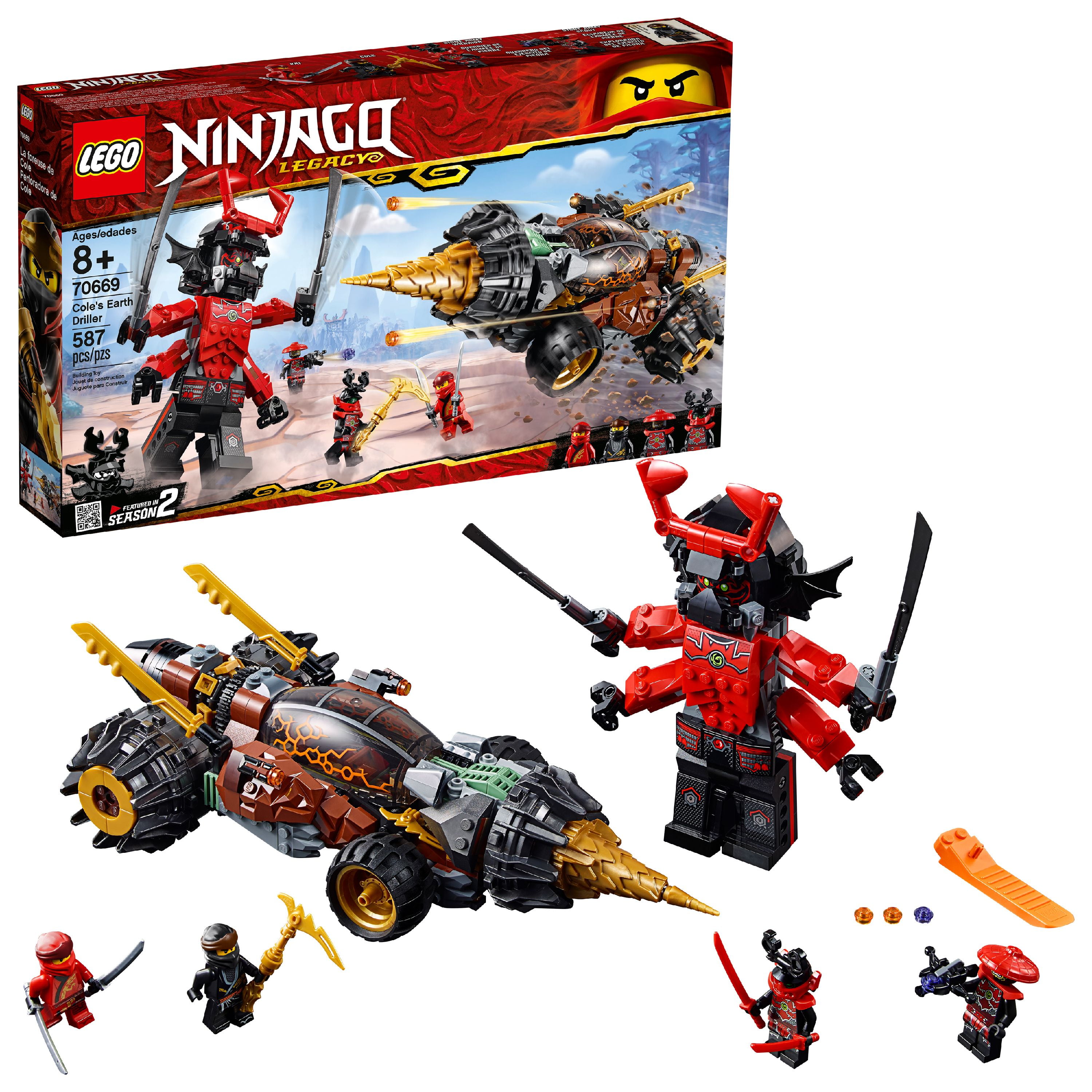 LEGO Ninjago Cole's Earth Driller Ninja Toy Set 70669 - Walmart.com