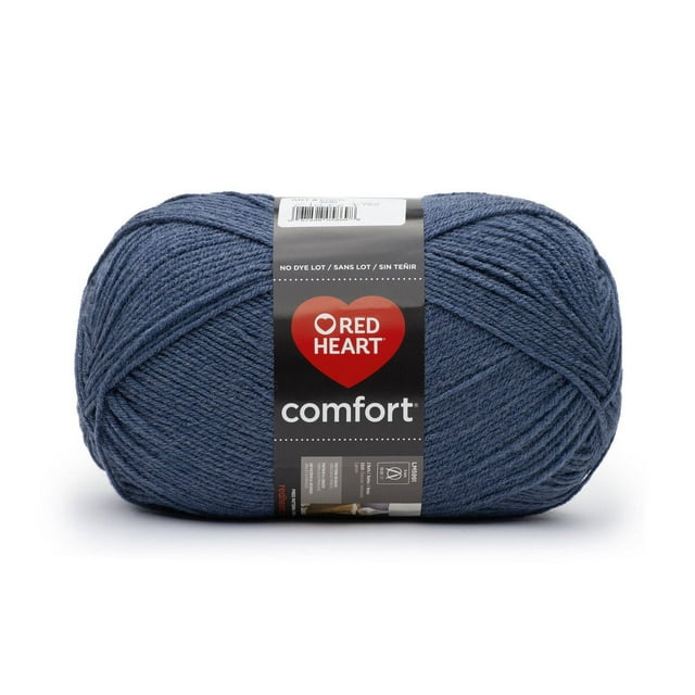 Red Heart® Comfort® Yarn, Solid, Acrylic #4 Medium, 16oz/454g, 867 Yards