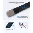 thumbnail image 4 of AWAYTR Kids Belt Nylon Belt - Belt with Metal Buckle for Pants School Uniform Jeans, 4 of 6