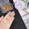 thumbnail image 4 of 200Pcs Snap on Bails 18K Gold Plated Open Pinch Clip Bail Clasp Connectors Pendant Charm for DIY Necklace Jewelry Making, 4 of 9