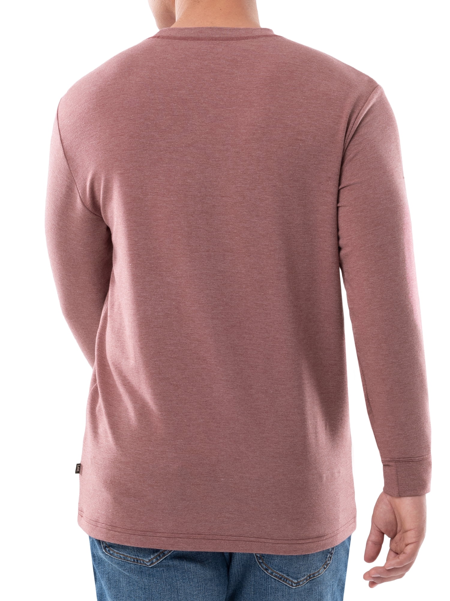 Lee Men's French Terry Long Sleeve T-shirt, Up to 5XL