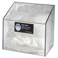 thumbnail image 2 of RackEm Racks 5120-W Hair Net-Beard Cover-Shoe Cover Dispenser with Clear Lid- White Heavy- Duty Plastic, 2 of 3