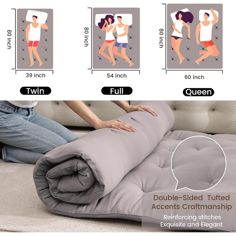 ZXNYH Futon Mattress Queen Size 60