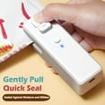 thumbnail image 3 of Muyoka Mini sellador de bolsas, máquina de sellado y desellado 2 en 1, sellador térmico de mano eléctrico, sellador protector de alimentos recargable por USB, sellador térmico para bolsas de plástico Muyoka Hogar, 3 of 7