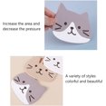 thumbnail image 2 of Posavasos de silicona con forma de gato, 5 unidades, bonitos posavasos de goma antideslizantes para tazas de té, almohadillas de cojín de animales de dibujos animados para el hogar, cocina, bebidas,, 2 of 7