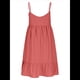 thumbnail image 4 of Vestido de Verano para Mujer 2025, Sin Mangas, con Tirantes Finos y Cuello en V, Informal, Estilo Swing. Coral S, 4 of 8